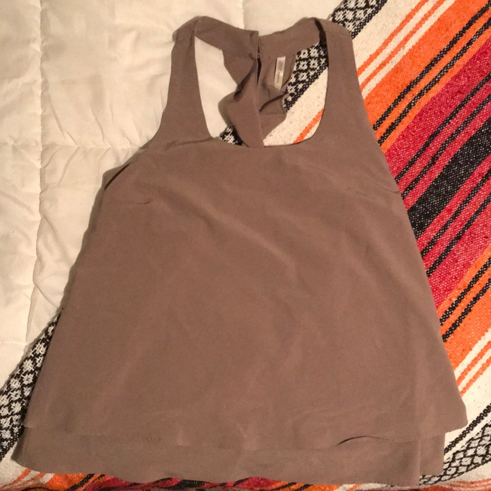 Tan Dressy Tank Top